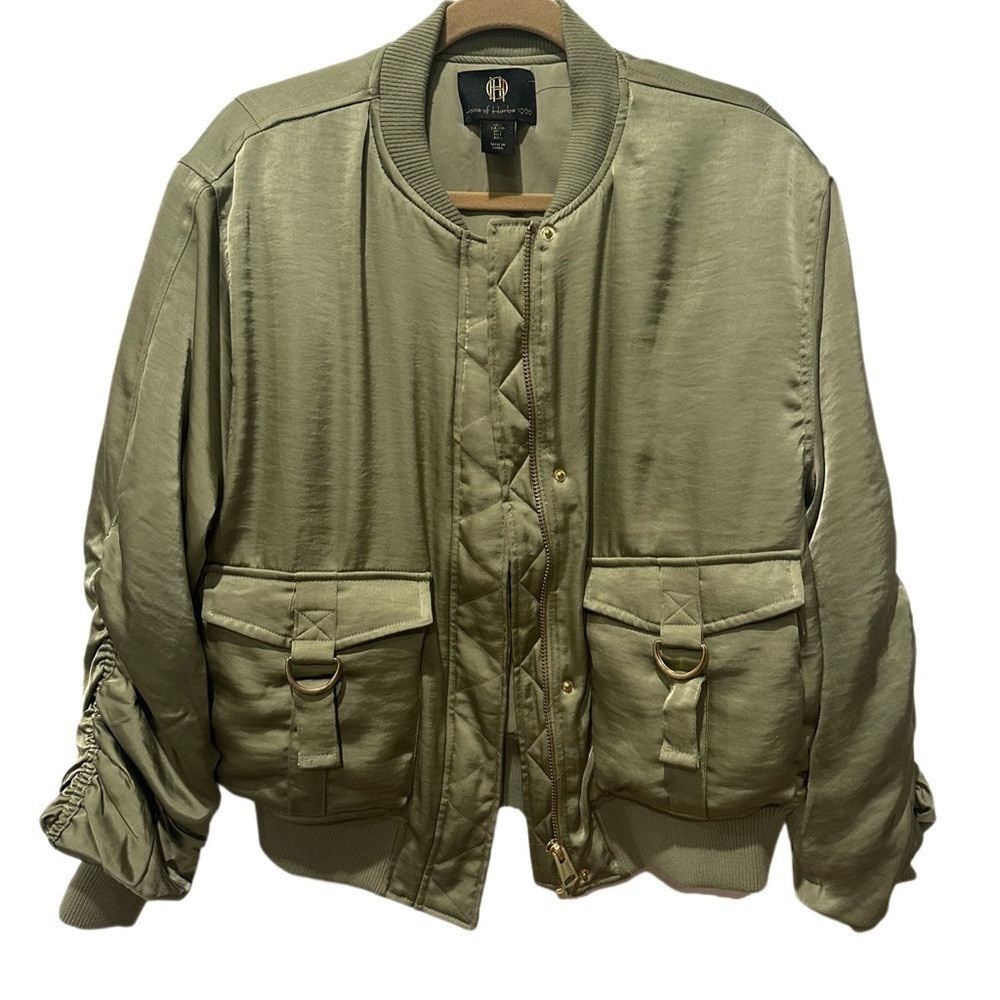 House of Harlow 1960 Women's Bomber Jacket / Gently Used / Minor Signs of Wear